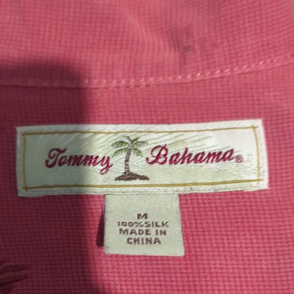 Tommy Bahama Men's Coral Button Down Shirt - Picture 5 of 6
